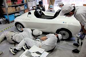 堺高校　電気自動車講習